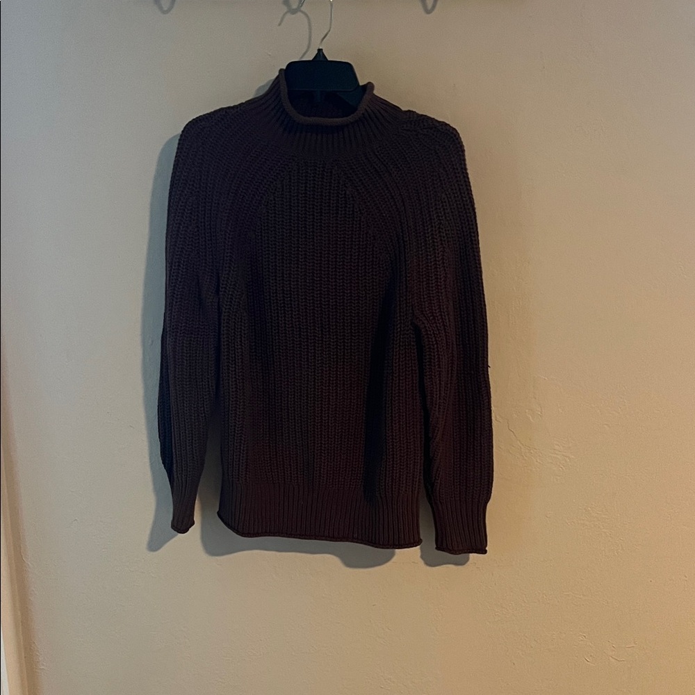 J. Crew Women's Dark Brown Turtleneck Sweater